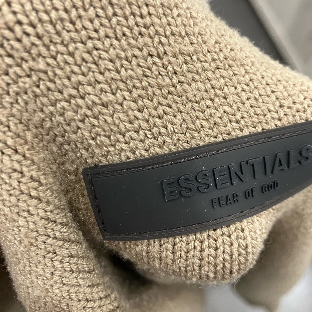 Essentials Men's Tan Sweater - Picture 3 of 3